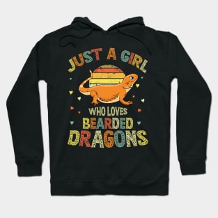 Just A Girl Who Loves Bearded Dragons Hoodie